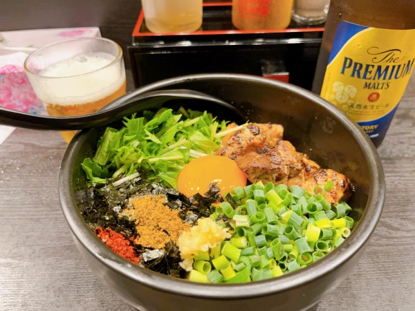 「看板のまぜそば」@らーめんまぜそば あらし 名駅店の写真