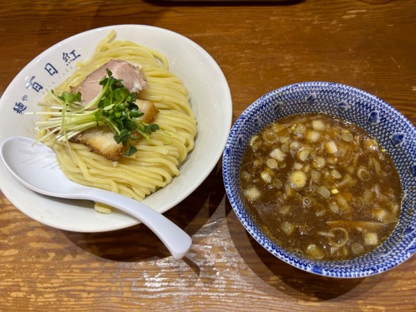 「魚介つけ麺　大」@麺や百日紅の写真