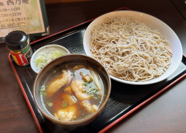 「かしわせいろ(800円)」@西乃庵の写真