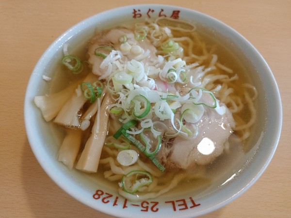 「ラーメン660円」@おぐら屋の写真