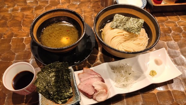 「昆布水つけ蕎麦」@特級鶏蕎麦 龍介の写真