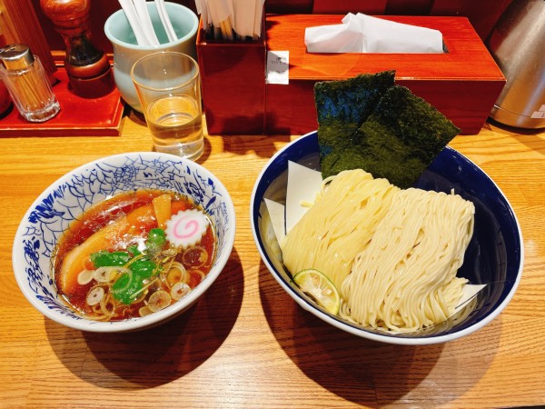 「清湯つけそば」@つけそば 神田勝本の写真