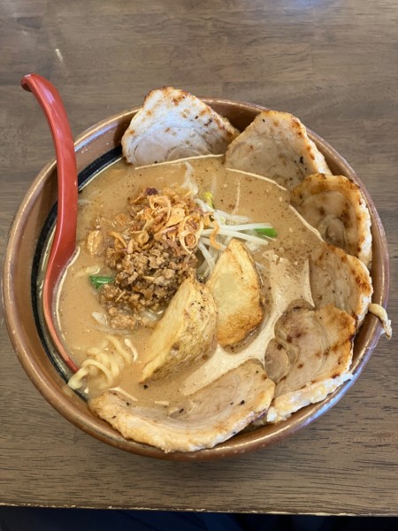 「北海道味噌チャーシュー麺　チャーシュー　ライス大」@麺場 田所商店 佐倉店の写真