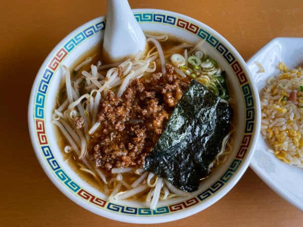 「ラーチャンセット（台湾ラーメン）　￥１０２０」@いっぷく苑の写真