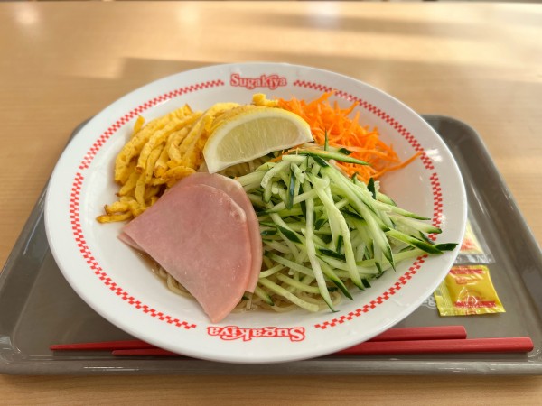 「冷しラーメン」@スガキヤ 各務原中央バロー店の写真