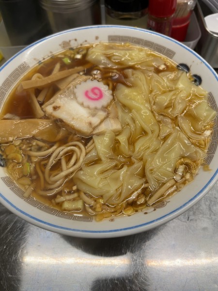 「ワンタンメン 750円」@中華そば みたかの写真