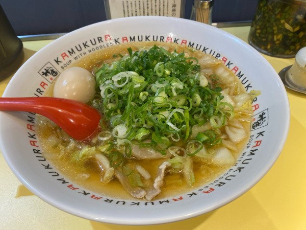 「煮玉子ネギラーメン🍜🧂🥢🍥」@どうとんぼり神座 新宿京王モール店の写真