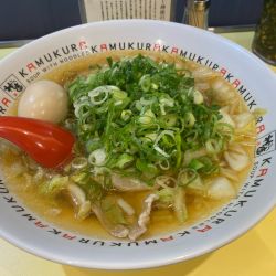 煮玉子ネギラーメン🍜🧂🥢🍥