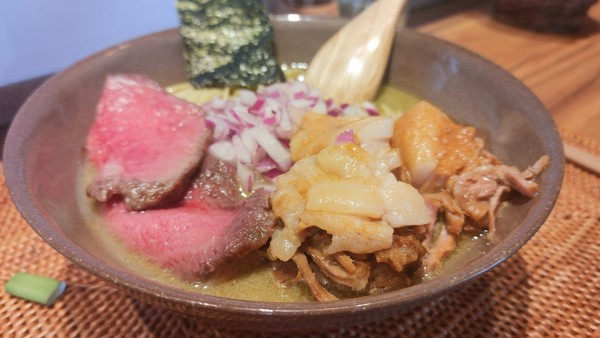 「Dad's Birthday Ramen・和牛増し・替玉２」@Dad's Ramen 夢にでてきた中華そばの写真