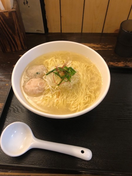 「あら炊き塩ラーメン　大盛り」@麺屋 海神の写真