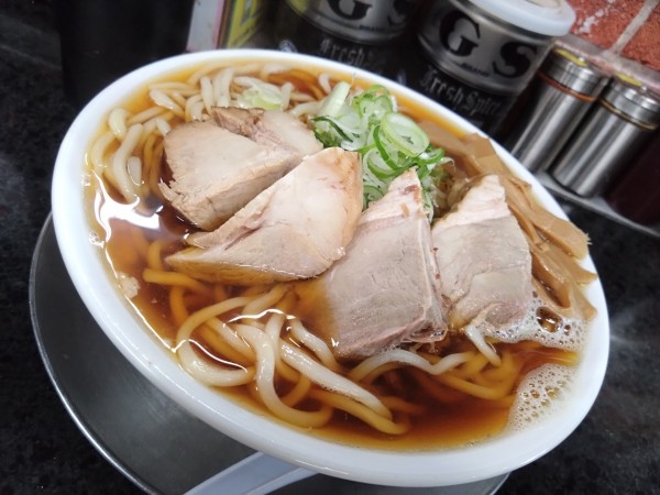 「限定 昭和の肉中華そば 1000円」@長尾中華そば 西バイパス店の写真