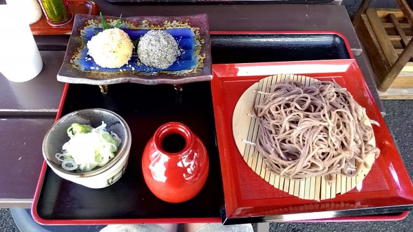「田舎そば そばおはぎセット（１，８１０円）」@そば歳時記 富蔵家の写真