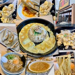 鉄板玉子チャーハンセット＋熟成醤油肉そば