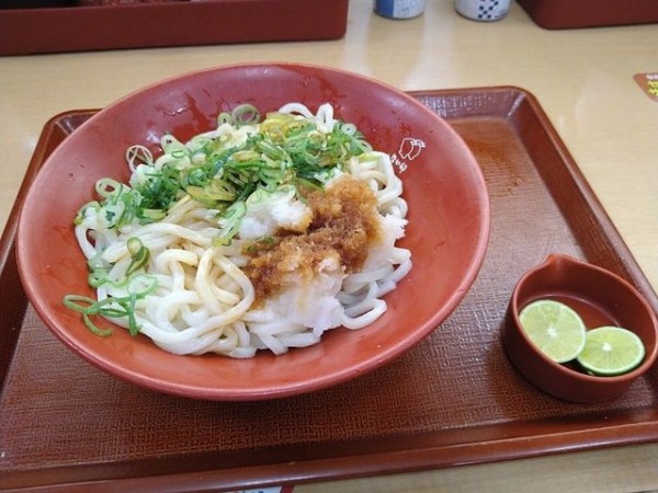 「すだちおろしうどん」@なか卯 京都八条口店の写真