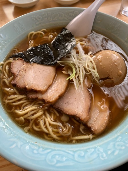 「チャーシュー麺　魚介」@中華そば おかめの写真