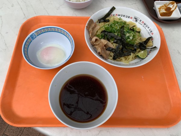 「ざるたまラーメン」@どうとんぼり神座 酒々井プレミアムアウトレット店の写真