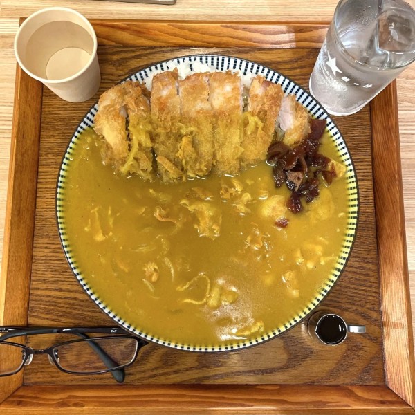 「手打ちカツカレーライス」@キッチンきらくの写真