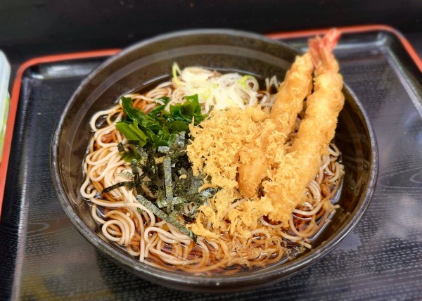 「冷しえび天そば(640円)」@山吹の写真