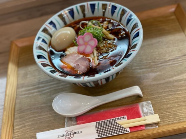 「冷やしえびそば＋味玉」@えびそば 緋彩の写真