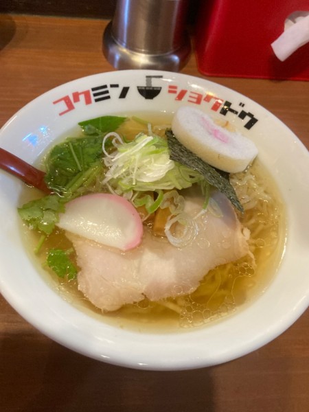 「白しょうゆらーめん（８００円）」@コクミンショクドウの写真