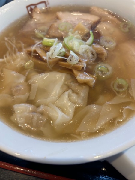 「喜多方ワンタン麺」@喜多方ラーメン 坂内 日立鮎川店の写真