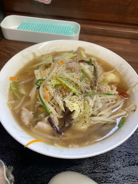 「タンメンミニ唐丼」@GP食堂の写真
