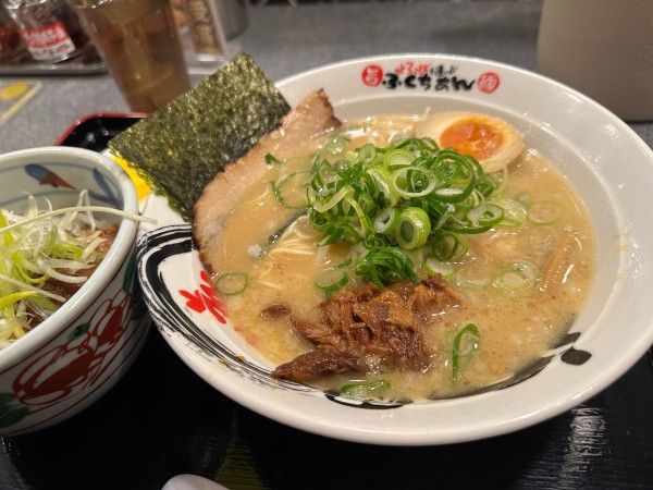 「ふくちあんらーめん+ふくちあん丼セット」@旨ラーメン ふくちあん 本店の写真