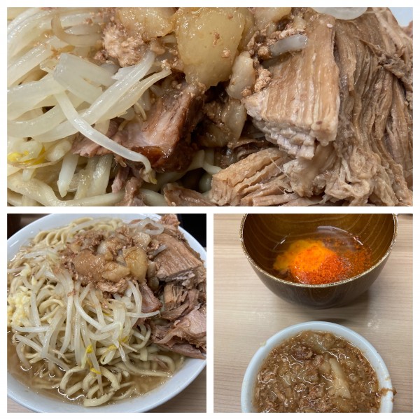 「ラーメン（豚2枚）なまたまご」@ラーメン荘 歴史を刻め 世田谷店の写真