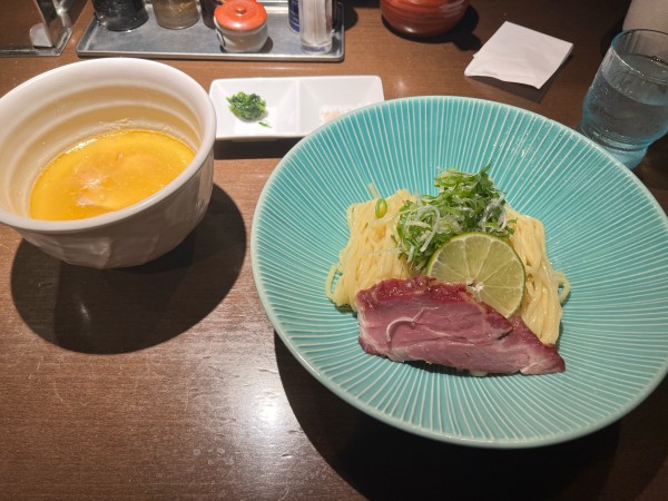 「つけ蕎麦　塩」@麺や 虎徹の写真