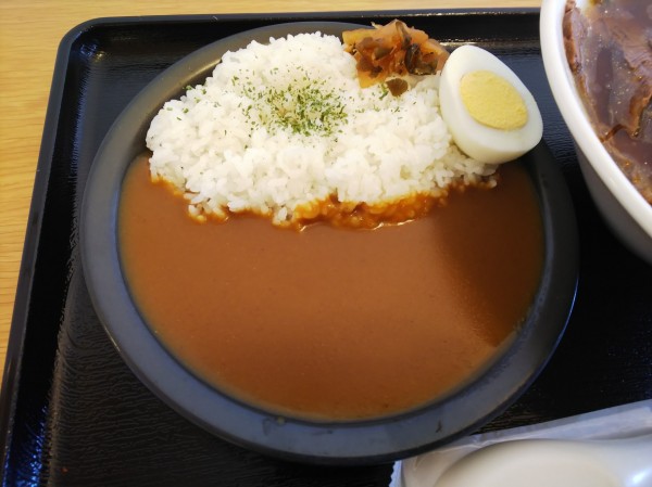 「ミニカレー　350円」@道の駅ふたつい KoiKoi食堂の写真