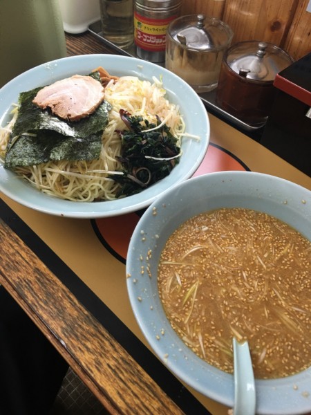 「みそネギつけめん　1,050円」@ラーメンショップ 東大室店の写真