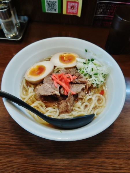 「冷やし肉沖縄そば（1,200円）」@ラーメン 大山家 昭島店の写真