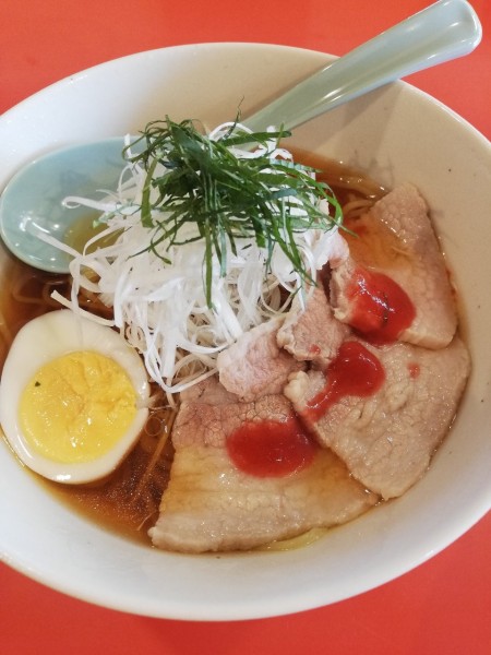 「【限定】梅醤油ラーメン」@義けんラーメンの写真