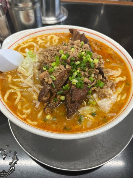 「小千谷闘牛ラーメンガッツン辛みそ大盛(1550円)」@手打らーめん 勝龍の写真