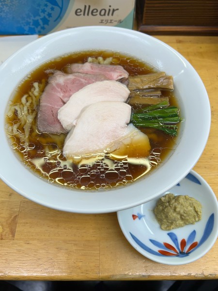 「浅利中華蕎麦　醤油」@麺道 六善 お花茶屋店の写真