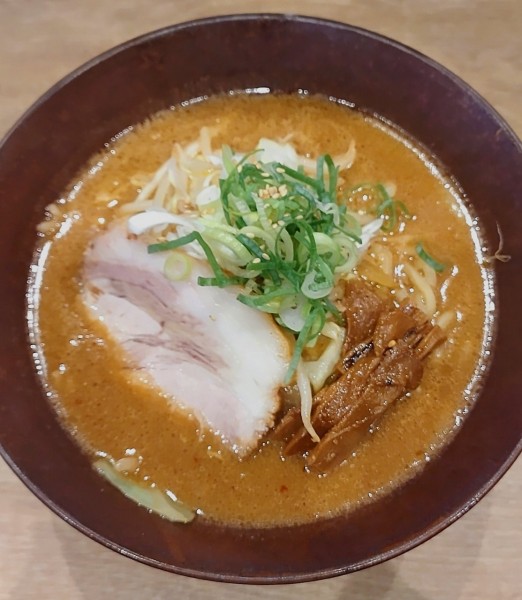 「赤味噌ラーメン+ごはん(中)」@九段下 中路の写真