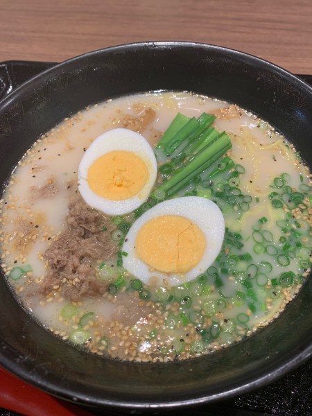 「トラジらーめん白」@焼肉トラジ 守谷SA下り店の写真