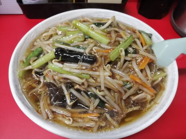 「もやしあんかけラーメン　　800円」@あ麺んぼの写真