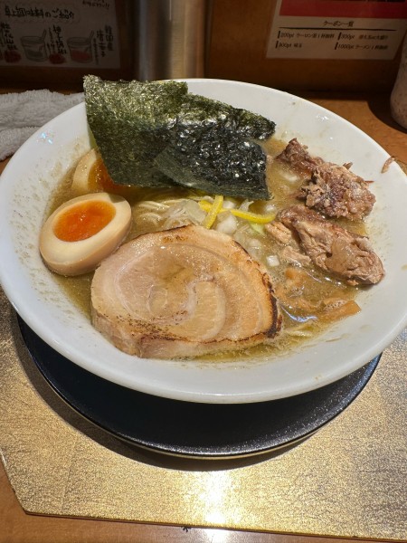 「特製濃厚煮干そば」@麺屋 音の写真