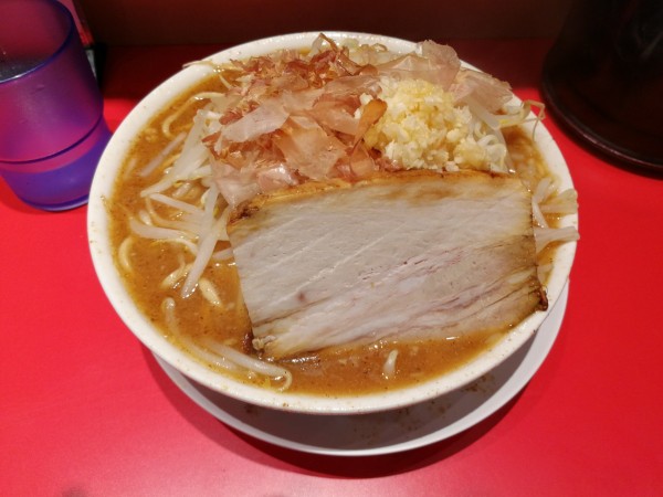 「マンモスラーメン大盛(¥1000)」@泪橋 新橋店の写真