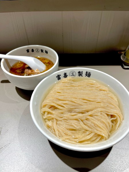 「鰹昆布水のどごし生麺【TP】大盛」@富喜製麺研究所 六本木店の写真