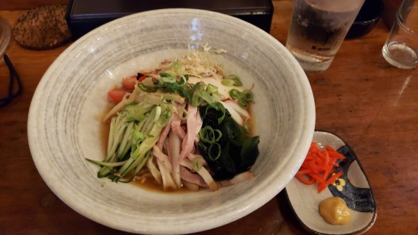 「冷やし中華そば 900円」@比内地鶏中華そば 田乃井の写真