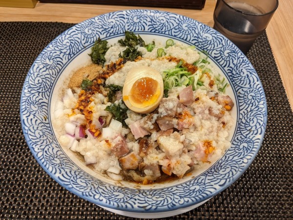 「まぜそば（中200g）」@セアブラノ神 伏見剛力の写真