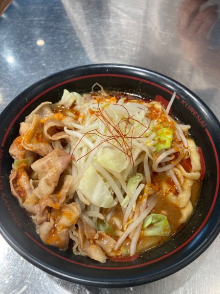 「紅ラーメン」@麺創研 紅 府中の写真