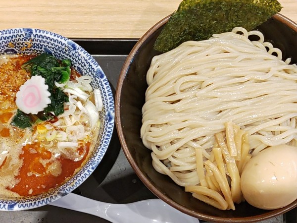 「担々つけめん（並）＋味玉」@舎鈴 亀戸駅東口店の写真
