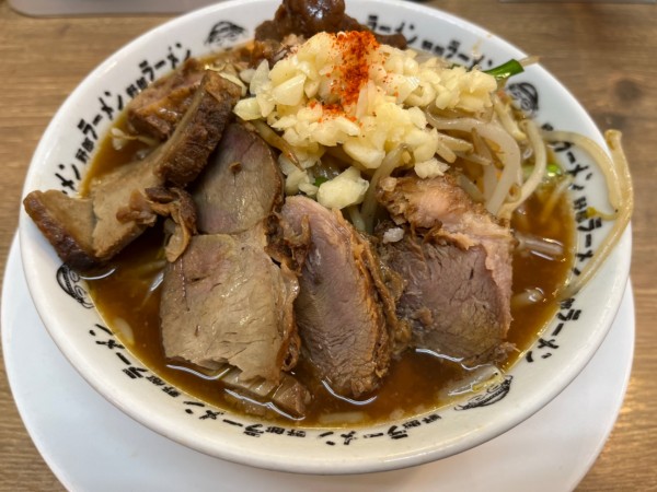「数量限定 元祖豚野郎ラーメン」@野郎ラーメン 三軒茶屋店の写真
