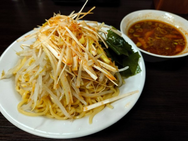 「ネギつけ麺(1000円)」@ラーメンはやとの写真