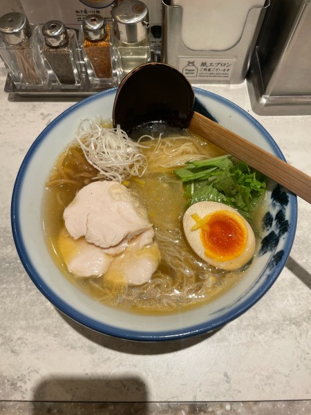 「冷やし柚子塩麺(1490円)夏限定」@AFURI 横浜ランドマークタワー店の写真