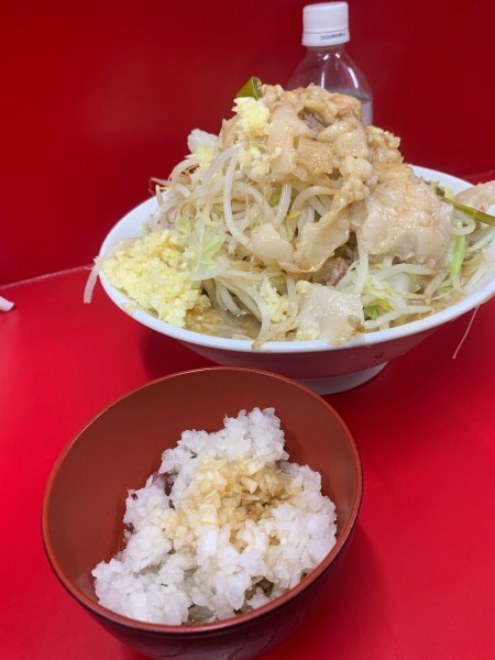 「小ラーメン おろしポン酢」@ラーメン二郎 大宮公園駅前店の写真
