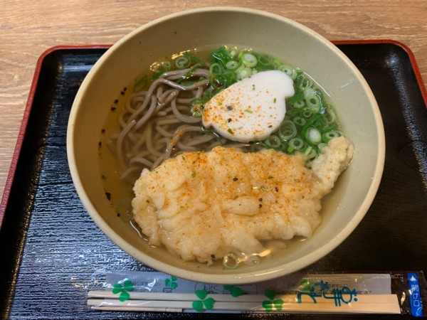 「ふく天そば 720円」@味一の写真